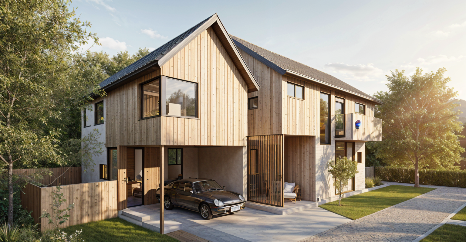 Unit A — architectural render